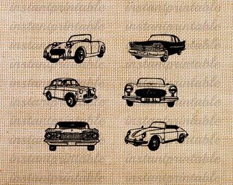 INSTANT DOWNLOAD - altes Auto Art, Rennwagen bedruckbar, Automobil-Kunst, Dekor, Auto Dekor--item kein 103