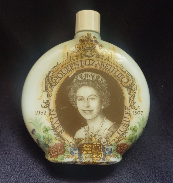 Queen Elizabeth II Silver Jubilee Perfume Bottle