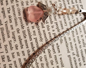 Engel bladwijzer, zilveren bladwijzer, cadeau voor haar, cadeau boekenliefhebbers, cadeau engel, cadeau engel, cadeau engel, beschermengel cadeau, zilveren bladwijzer, healing gi