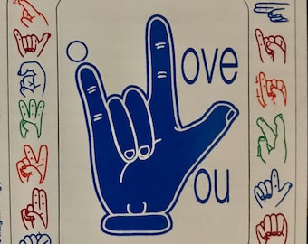 ASL Frame Magnet