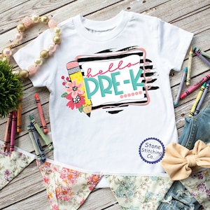 pre-k outfit, Pre-k shirt, first day of pre-k, first day of school shirt, pre-k raglan, pink pre-k shirt, pre-k back to school