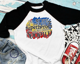 superhero adoption shirts