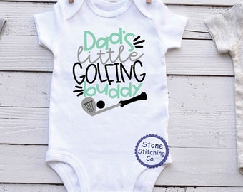 Daddy's Golf Buddy Bodysuit, Daddy Bodysuit,Golf Bodysuit, Dad baby gift, Daddy Shirt, Dad Golf Buddy Shirt, baby golf gift, baby golf shirt