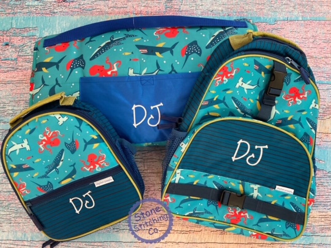 Shark Nap Mat, Little Boy Nap Mat, Preschool Nap Mat, Prek Nap Mat, Monogrammed Nap Mat