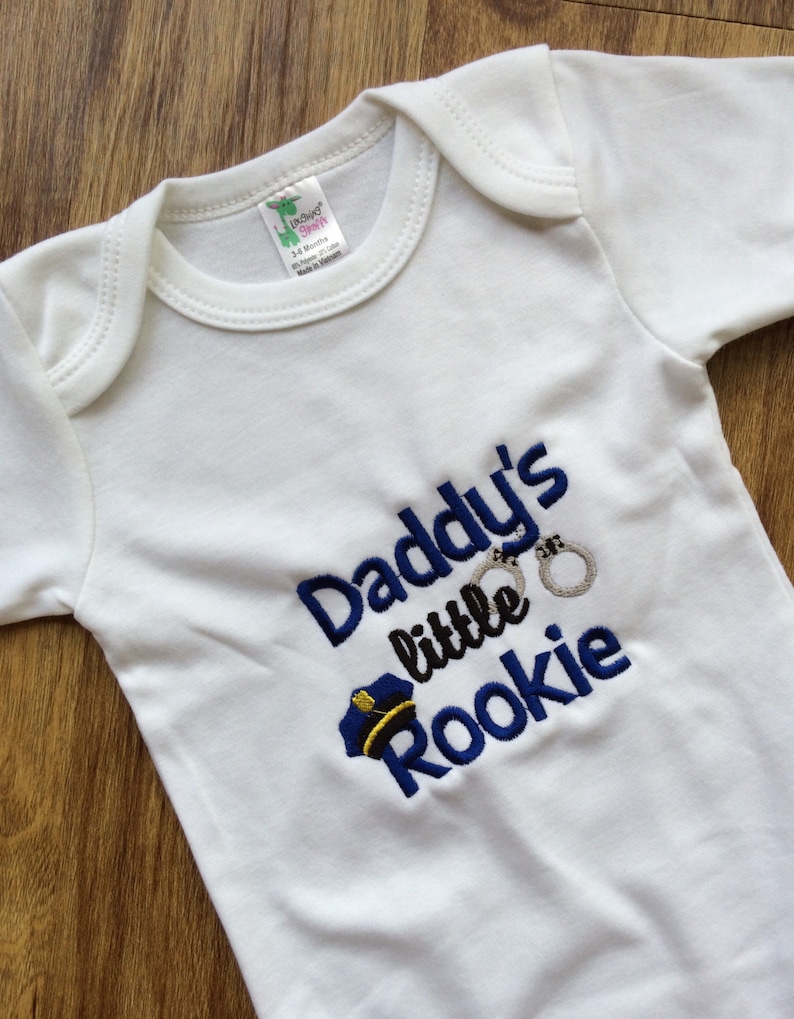 Police Baby Gift, Daddy Police Officer Baby Clothes, Police Nursery