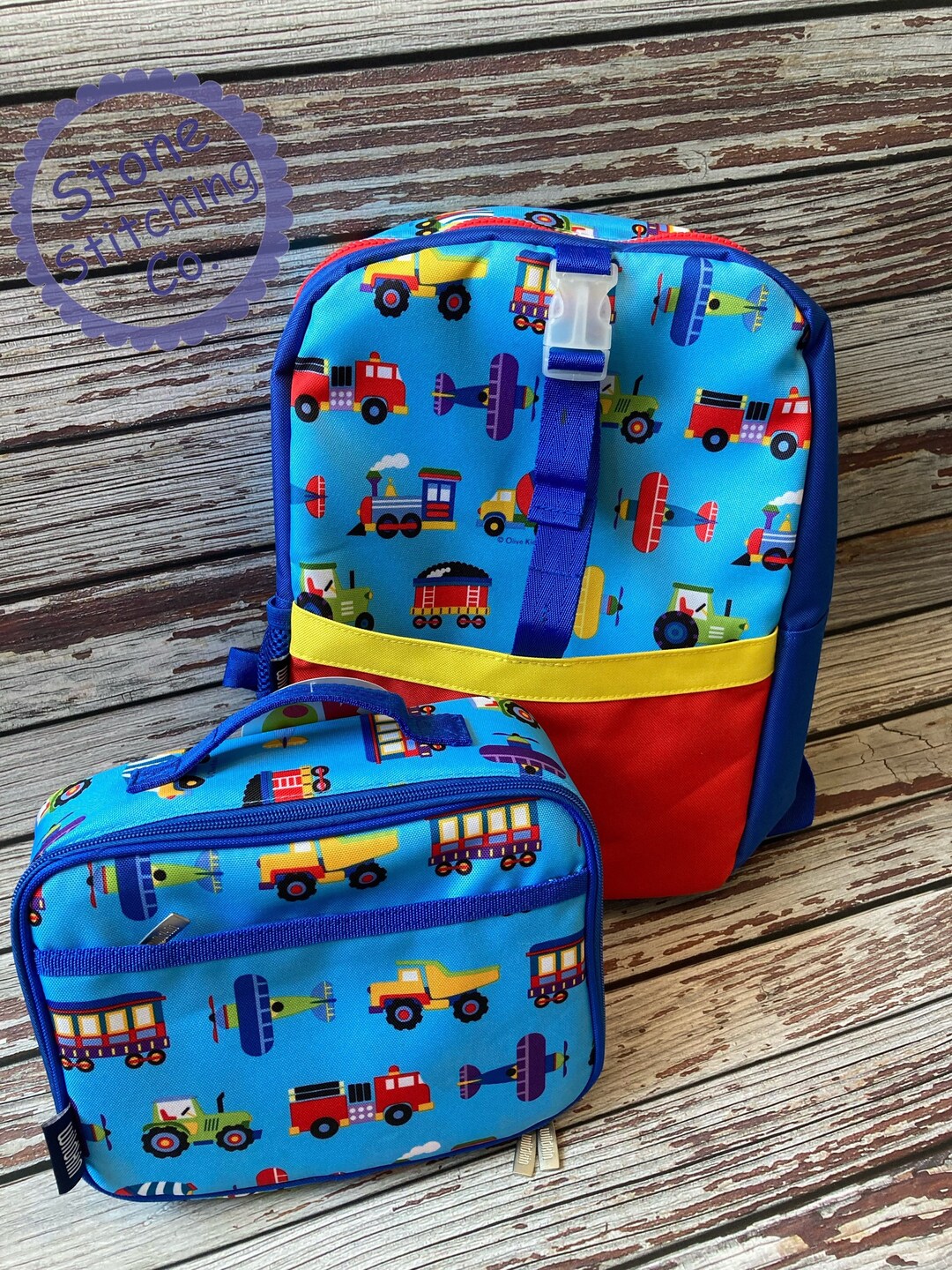 Vehicle Backpack Trains Planes Trucks Kids Backpack Etsy