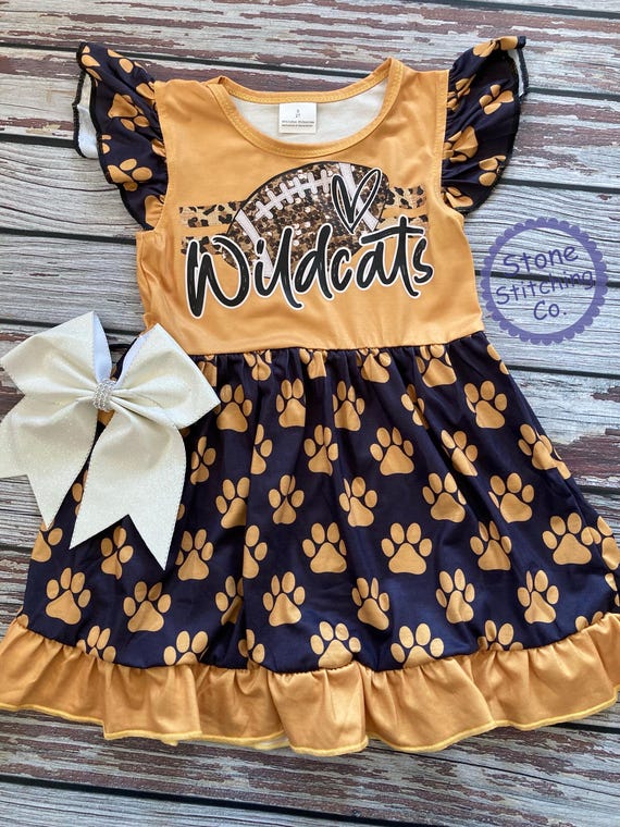 black and gold football dress Custom Black Football Jersey-Gold Mesh Authentic main image 0