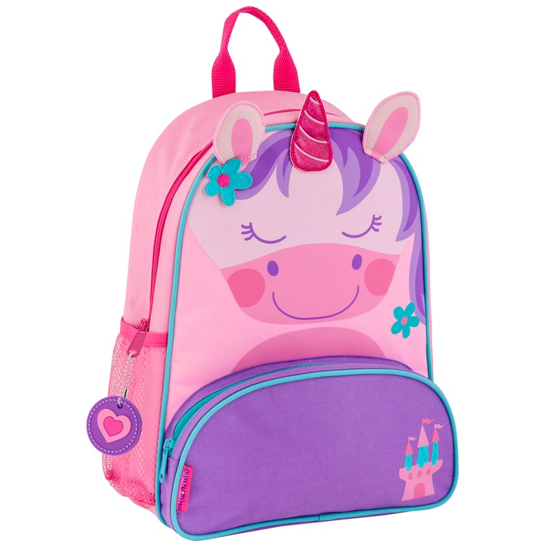 Unicorn Backpack Personalized Girl Backpack Kindergarten Etsy