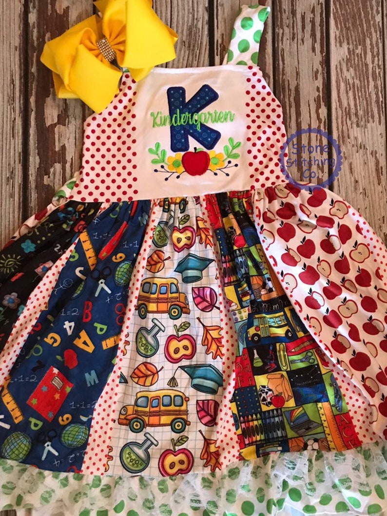 first day of kindergarten dress first day of kindergarten dress