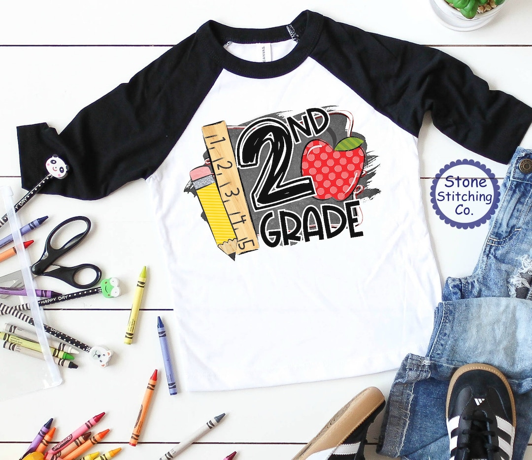 Second Grade Outfit, Second Grade Shirt, First Day of 2nd Grade, First ...