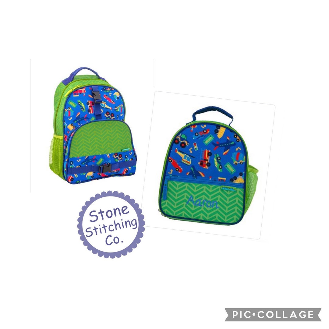 Vehicle Backpack & Lunchbox Little Boy Backpack Preschool Etsy