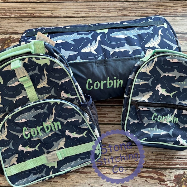 Boy Backpack and Nap Mat Etsy