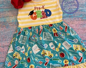 Pre-k Graduation Dress, Pre-k Graduation Outfit, Last Day of Pre-k
