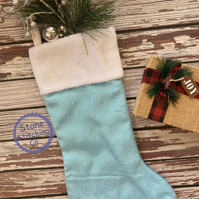 Blue Stocking - Etsy