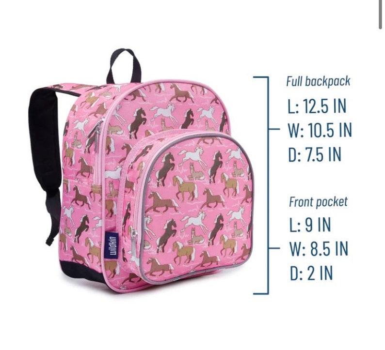 Horse Backpack Horse Bag Mini Horse Backpack Horse Etsy