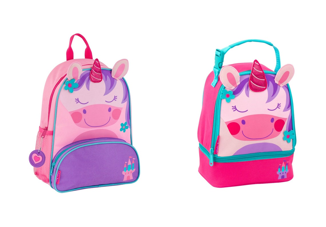 Unicorn Backpack Personalized Girl Backpack Kindergarten Etsy