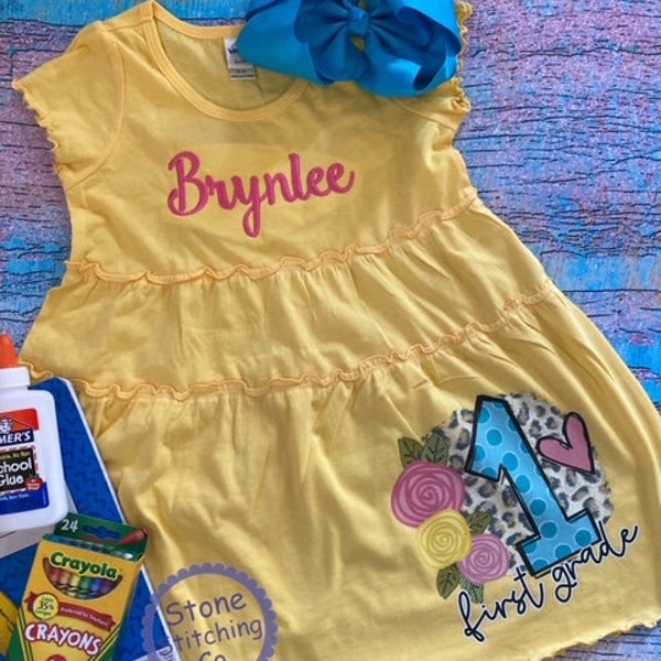 1st Grade First Day Outfit - Etsy