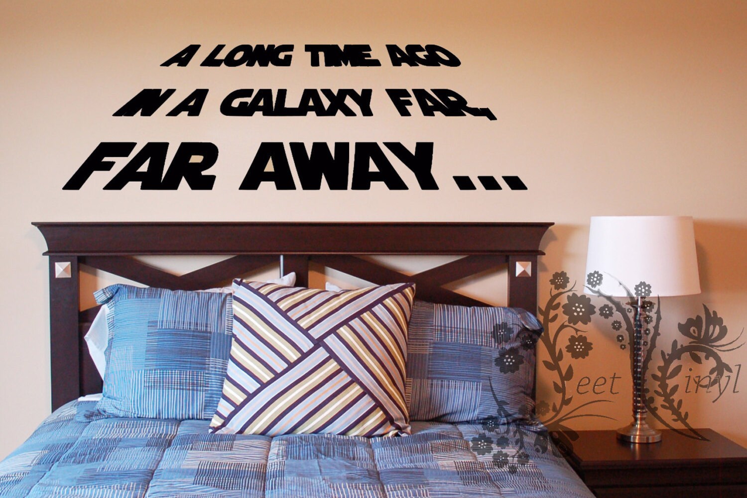 A long time ago in a galaxy far far away... Wall Decal Etsy