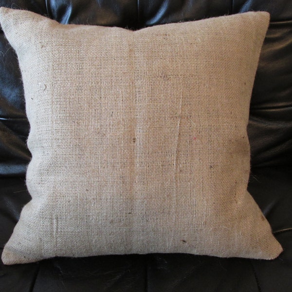 Burlap Euro Sham Etsy