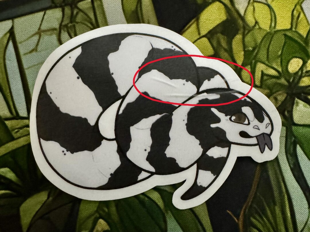 DISCOUNT/FAULT Sticker | California Kingsnake - Etsy