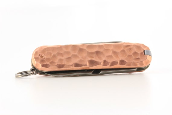 Hammered Copper Victorinox classic Swiss Army Knife Etsy