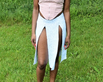Long Slits Skirt Pattern   #715