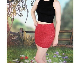 Pullon Skirt Crochet Pattern    703