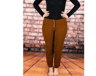 Crochet Tapered Snap Pants Pattern   1216