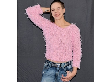 Open Back Sweater Pattern   #545