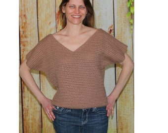 Y  Shaped Pullover Crochet Pattern   421