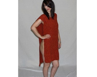 Patrón de crochet para camisón drapeado fácil 818