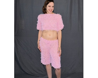 Fuzzy Two Piece PJ Crochet Pattern   828