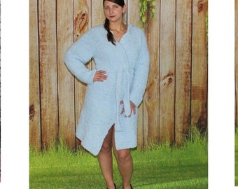 Wrap Robe Crochet Pattern 802