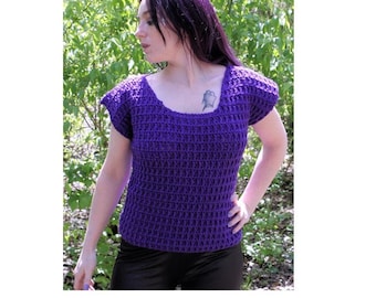 Ridge Stitch Sweater Vest Crochet Pattern   424