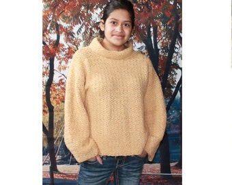 Light Weight Crochet Turtle Neck Pattern   502