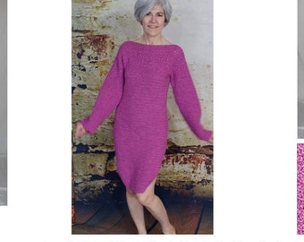 Crocheted Pullover Snuggle Crocheted Gown Pattern   819