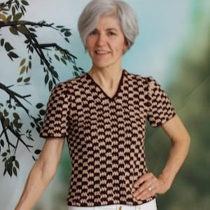 Checker Crochet Pullover Sweater Pattern   403