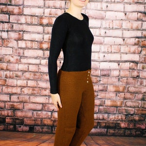 Crochet Tapered Snap Pants Pattern 1216 image 3