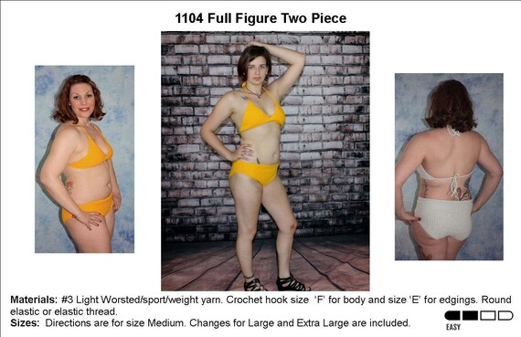 full figured 2 piece swimsuits