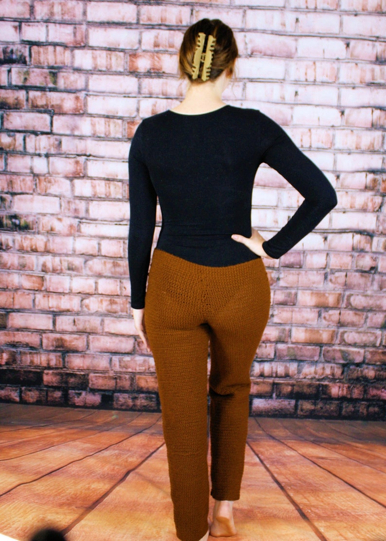 Crochet Tapered Snap Pants Pattern 1216 image 5