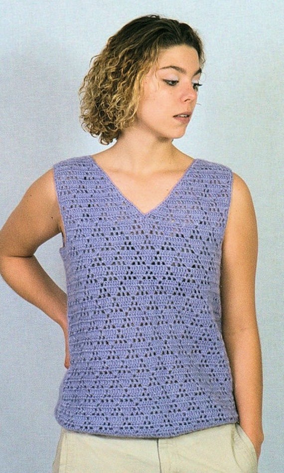 Pyramid Pattern Crochet Tank Top Pattern   209 - image 4
