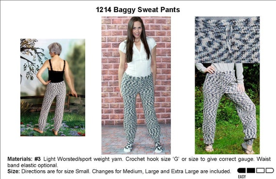 Baggy sweatpants pattern Clearance