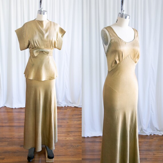 30's evening gowns