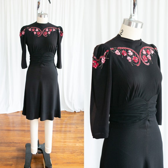 Follow Your Heart dress | vintage 30s dress | 1930