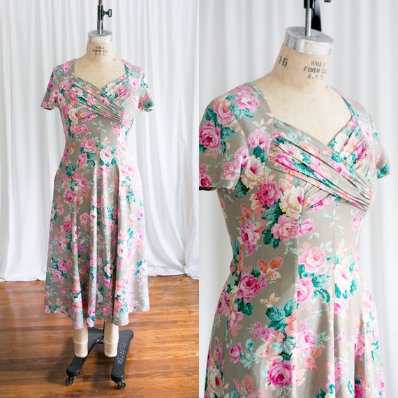 rayon floral dress