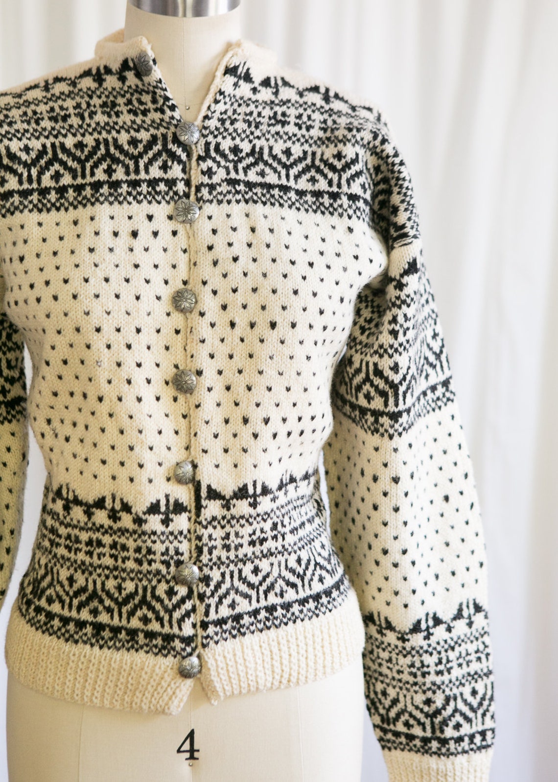 Vintage Christmas Cardigan 
