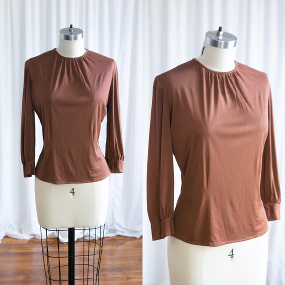 Cinnamon Stick blouse | vintage 40s blouse | 1940s