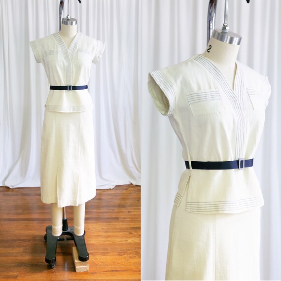 Mainsail skirt & blouse set | vintage 30s skirt se