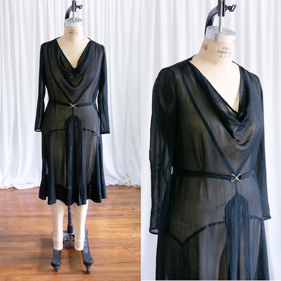 Whisper of More dress | vintage 30s dress | 1930s