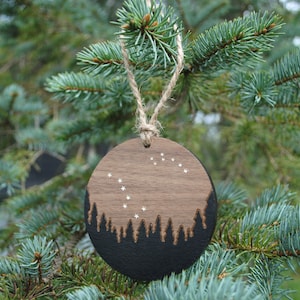 Hand Painted Big Dipper and Little Dipper Christmas Ornament